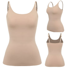 Seamless Shapewear Tank Tops Camisole Women Tummy Control Smooth Compression Vest Nude Black Women Clothing VELNIX