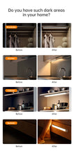 LED Motion Sensor Light Night Light Wireless USB Under Cabinet Light For Kitchen Cabinet Bedroom Wardrobe Sensor Indoor Lighting VELNIX