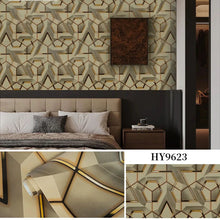 45cm geometric self-adhesive wallpaper decoration waterproof and stain resistant Ins style bedroom e-sports room wallpaper VELNIX