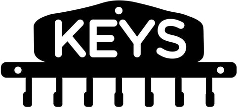 Decorative Metal Key Holder, Wall Mounted key hooks for home Hanging Artwork Storage Rack Metal Wall Hanging Iron Art Artwork VELNIX
