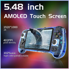 ANBERNIC RG556 Retro Handheld Game Console 5.48 Inch AMOLED Large Screen BT5.0 Android 13 System 1080*1920 Video Gaming Player VELNIX