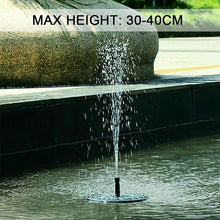 Floating Solar Fountain Pump with 6 Nozzles, Solar Powered Bird Bath Water Fountain for Garden Patio Pond Pool Outdoor Decor VELNIX