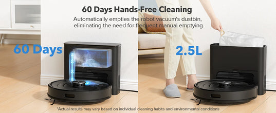 Lubluelu L20Max Self-Emptying 3-in-1 Robot Vacuum Mop - 6000Pa Suction LiDAR Navigation Large Dust Bag Hands-Free 120min Runtime DSers
