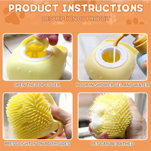 New Bath Massage Brush Bathroom Multifunctional Puppy Big Dog Cat Soft Safety Silicone Pet Accessories for Dogs Cats Tools VELNIX