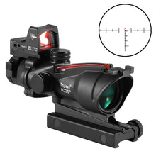 Adjustable 4x32 Red Dot 1x  4x Scope  Red Dot Tactical Scope 20mm Rail Scope for Hunting VELNIX