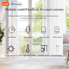 1/2PCS Tuya Smart Wifi Curtain Robot (with gateway), Roman Rod Track, APP Remote Control,Voice Control，Single/Double Opening VELNIX
