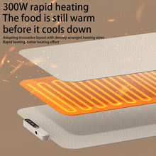 TINSOL Food Warmer Pad Foldable Silicone Heating Pad Portable Meal Cart Insulation Pad 8-Level Temperature Adjustment VELNIX