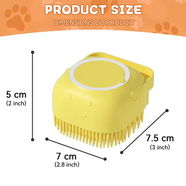 New Bath Massage Brush Bathroom Multifunctional Puppy Big Dog Cat Soft Safety Silicone Pet Accessories for Dogs Cats Tools VELNIX