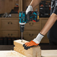25+3 Torque Impact Drill Electric Screwdriver Cordless Electric Hammer Drill Driver 2 Gear Speed Lithium-Ion Battery Power Tools VELNIX