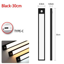 LED Motion Sensor Light Night Light Wireless USB Under Cabinet Light For Kitchen Cabinet Bedroom Wardrobe Sensor Indoor Lighting VELNIX