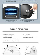 2026 new model sweeping robot – 5-in-1 automatic home mini cleaning machine with usb charging, smart sweep & mop vacuum VELNIX