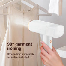HOMEFISH Garment Steamers 130ml Handheld Fabric Steamer Fast-Heat 1000W Iron Steam Cleaner for Home Travelling Portable VELNIX