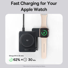 Baseus 3 in 1 Magnetic Wireless Charger Qi2.2 25W Fast Charging For iPhone 17 16 15 14 Apple Watch Earbuds AirPods Pro iWatch VELNIX