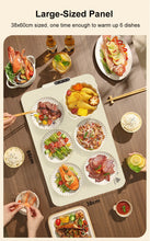 Electric Food Warmer Mat Foldable Silicone Warming Tray Portable 6 Tem Setting Full Surface Fast Heating Food Warmer Plate VELNIX