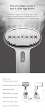 Haier Garment Steamer Iron Portable Steam Cleaner Home Electric Hanging Mite Removal handheld Steamer Garment for clothes VELNIX