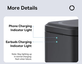 Baseus 3 in 1 25W Magnetic Wireless Charger Stand 15W Fast Wireless Charging Desktop Dock Station For iPhone16 15 14 13 Airpod VELNIX
