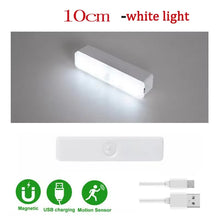 Intelligent Cabinet Light Human Body Induction Light Magnetic Suction Bedroom Bedside Wardrobe Charging Long Strip Night Light VELNIX