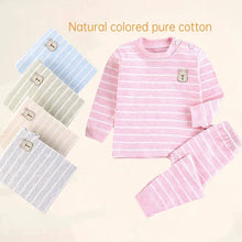 Cotton Children Sets Kids Clothes Boys Girls Children's Clothing Cartoon Autumn Winter Tops Pants Sleepwear Underwear Baby VELNIX