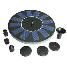 13cm Solar Powered Floating Bird Bath Water Fountain Outdoor Pond Pool Garden Patio With 4 Nozzles Water Pool Pond Decor VELNIX