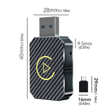 Wireless Carplay Android Auto Adapter Plug&Play USB Car Dongle Wireless Dongle for OEM Wired CarPlay/Andriod Auto Cars VELNIX