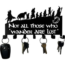 Decorative Metal Key Holder, Wall Mounted key hooks for home Hanging Artwork Storage Rack Metal Wall Hanging Iron Art Artwork VELNIX