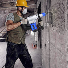 DayPlus 1500W SDS-Plus Rotary Hammer Drill,Corded Drills, Heavy Duty Chipping Hammers w/ Vibration Control& Safety Clutch & Case VELNIX