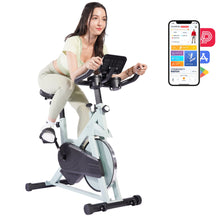 Superun Magnetic Control Exercise Bike Large Tablet Holder Comfortable Seat Indoor Cycling Bike Cardio Fitness Bike VELNIX
