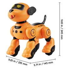 SucceBuy Remote Control Robot Dog Toy Dog Programmable Smart Interactive Robotic Pet for Kids Singing Dancing RC Stunt Toy VELNIX