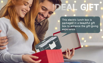 2-in-1 electric lunch box leak-proof portable food warmer 1.5/2/2.5 L microwave bento lunch box with stainless steel container VELNIX