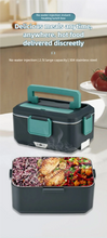 TINSOL New 3.5L Electric Heated Lunch Box No Water Refillable Food Heated Lunch Box Car Work Lunch Heater 90W Fast Heating VELNIX