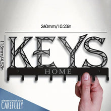 Decorative Metal Key Holder, Wall Mounted key hooks for home Hanging Artwork Storage Rack Metal Wall Hanging Iron Art Artwork VELNIX