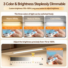 5V  Type-C USB Rechargeable LED Motion Sensor Light Bar for Kitchen Cabinet Wardrobe Bathroom Closet Lighting VELNIX
