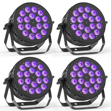 U'King 4PCS 18X8W RGBW LED Par Light DMX512 Disco Light 4IN1 LED Stage Light Effect DJ Equipment for Wedding Bar KTV Party VELNIX