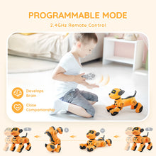 SucceBuy Remote Control Robot Dog Toy Dog Programmable Smart Interactive Robotic Pet for Kids Singing Dancing RC Stunt Toy VELNIX