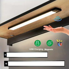 Intelligent Cabinet Light Human Body Induction Light Magnetic Suction Bedroom Bedside Wardrobe Charging Long Strip Night Light VELNIX
