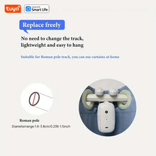 1/2PCS Tuya Smart Wifi Curtain Robot (with gateway), Roman Rod Track, APP Remote Control,Voice Control，Single/Double Opening VELNIX
