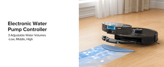 Lubluelu L20Max Self-Emptying 3-in-1 Robot Vacuum Mop - 6000Pa Suction LiDAR Navigation Large Dust Bag Hands-Free 120min Runtime DSers