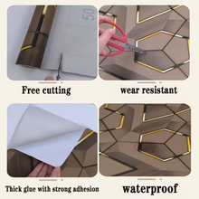 45cm geometric self-adhesive wallpaper decoration waterproof and stain resistant Ins style bedroom e-sports room wallpaper VELNIX