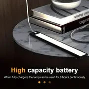 Intelligent Cabinet Light Human Body Induction Light Magnetic Suction Bedroom Bedside Wardrobe Charging Long Strip Night Light VELNIX