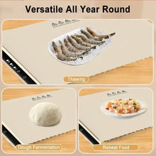 Foldable Food Warmer Electric Warming Tray Food Warming Mat Electric Warming Pad for Food Portable Silicone Foods Warmer Plate VELNIX