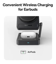 Baseus 3 in 1 Magnetic Wireless Charger Qi2.2 25W Fast Charging For iPhone 17 16 15 14 Apple Watch Earbuds AirPods Pro iWatch VELNIX