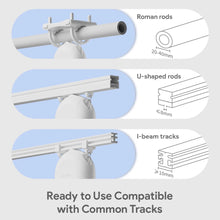 Tuya Smart Zigbee / Bluetooth Curtain Motor with Hooks Smart Curtain Pusher Robot Support Siri Google Home Alexa Voice Control VELNIX
