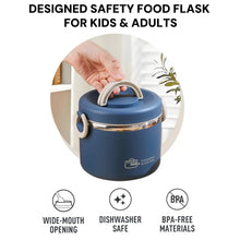 304 Stainless Steel Lunch Box 2 Layer Double Wall Thermal Food Jar, Insulated Bento Box Leakproof Lunch Container with lunch Bag VELNIX