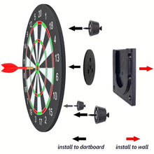Wall Bracket with Fixed Accessories Dart Board Bracket Kit Wall Hanging Dartboard Mounting Bracket Set for Hanging Dartboard VELNIX