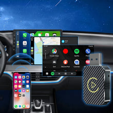 Wireless Carplay Android Auto Adapter Plug&Play USB Car Dongle Wireless Dongle for OEM Wired CarPlay/Andriod Auto Cars VELNIX