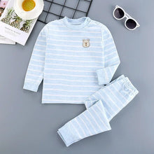 Cotton Children Sets Kids Clothes Boys Girls Children's Clothing Cartoon Autumn Winter Tops Pants Sleepwear Underwear Baby VELNIX