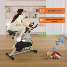 Superun Magnetic Control Exercise Bike Large Tablet Holder Comfortable Seat Indoor Cycling Bike Cardio Fitness Bike VELNIX