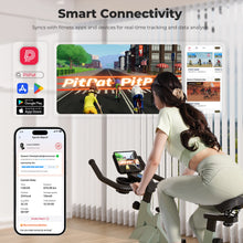 Superun Magnetic Control Exercise Bike Large Tablet Holder Comfortable Seat Indoor Cycling Bike Cardio Fitness Bike VELNIX