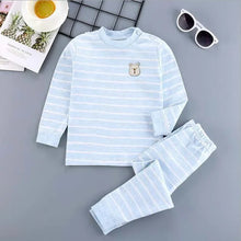 Cotton Children Sets Kids Clothes Boys Girls Children's Clothing Cartoon Autumn Winter Tops Pants Sleepwear Underwear Baby VELNIX