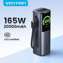 Vention Power Bank 20000mAh PD Fast Charger for Laptop  165W DSers